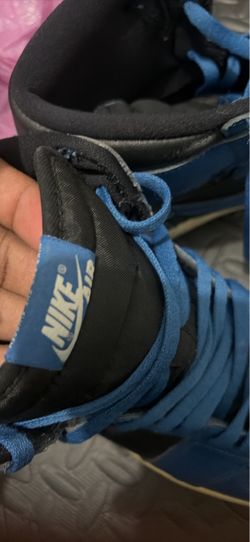Nike Air High-Top Sneakers Blue Black