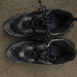 Balenciaga triple S faded black