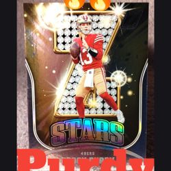 2023 Brock Purdy Panini Z-Stars Diamond Card