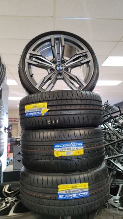19" BMW WHEELS RIMS AND TIRES-WE FINANCE 👍👍