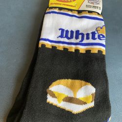 New Black White Castle Socks