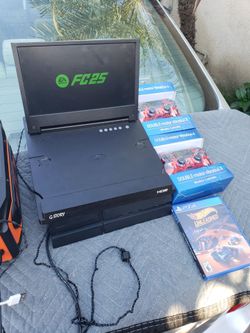 Playstation 4 PS4 500GB. 2 Sealed controllers. 1 New Game & Screen Monitor. Yes fifa 2025 is installed. All for $385! Just Monitor $250! Firm. $120! P