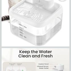 Brand new cordless cat water fountain .Battery operated.