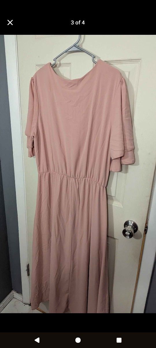 Blush Bridesmaid Or Formal Dress