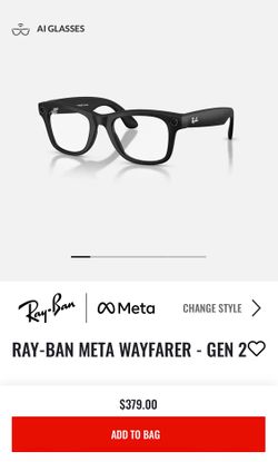 Meta Ray-Ban Wayfarer RW4006