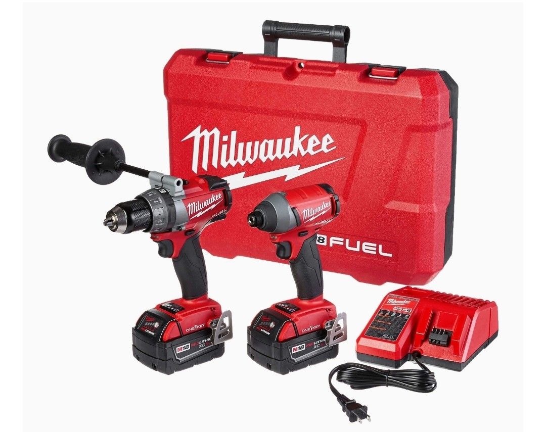 Milwaukee-2796-22 M18 FUEL 2-Tool Combo Kit with ONE-KEY