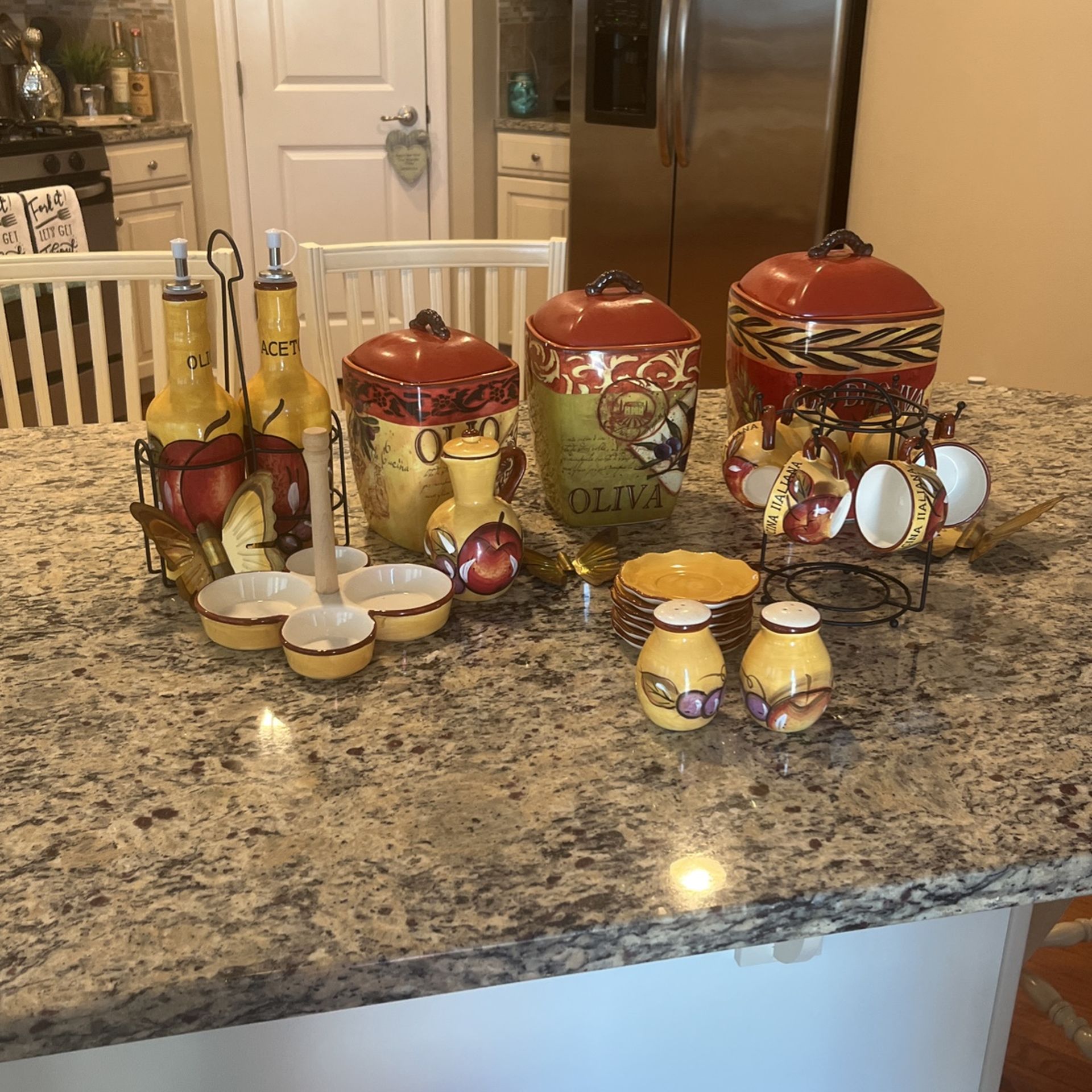 Canister Set Cucina italiana Imports 24 Piece Set