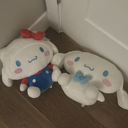 Plush - hello kitty and melody