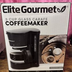 Elite Gourmet - Elite Cuisine 5 Cup Coffeemaker With Pause And Serve