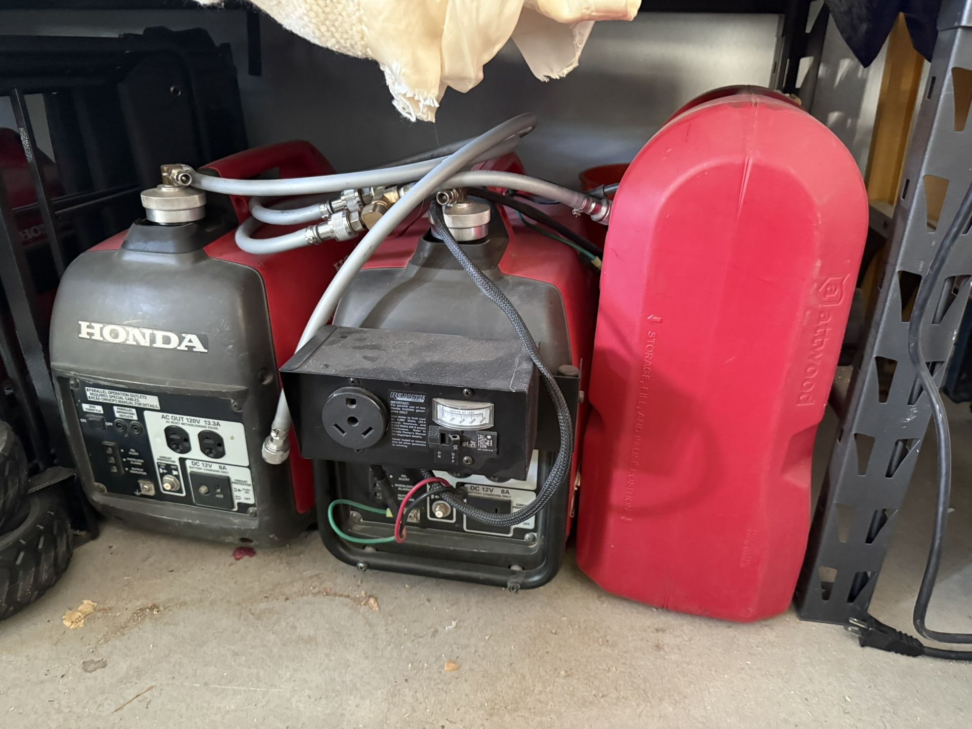 2- Honda 2000 Generators