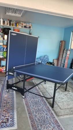 Professional Tournament Size Sportcraft AMF Ping Pong Tennis Table with ...