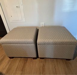 Storage Ottomans - $40