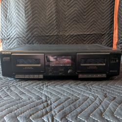 Sony TC-WE305 Dual Cassette Deck – Powers On