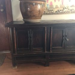 Tv entertainment chest Asian antique
