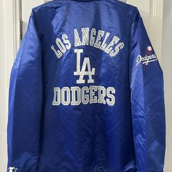 Los Angeles Dodgers Starter Jacket Coaches Rain Coat NWT Size 2XL