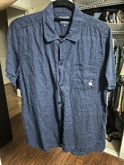Malbon golf x vilebrequin sea shirt medium