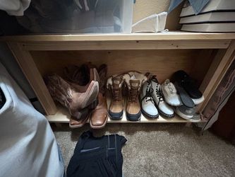 Homemade shoe organizer