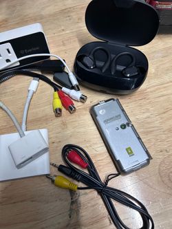 USB-C Hubs, Polaroid printer, connector adapters