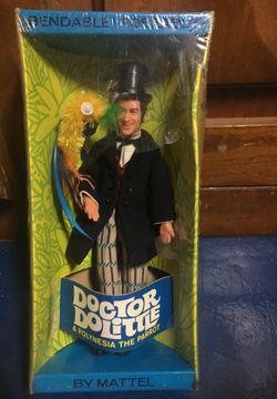 Doctor Dolittle and Polynesia the Parrot Figure
