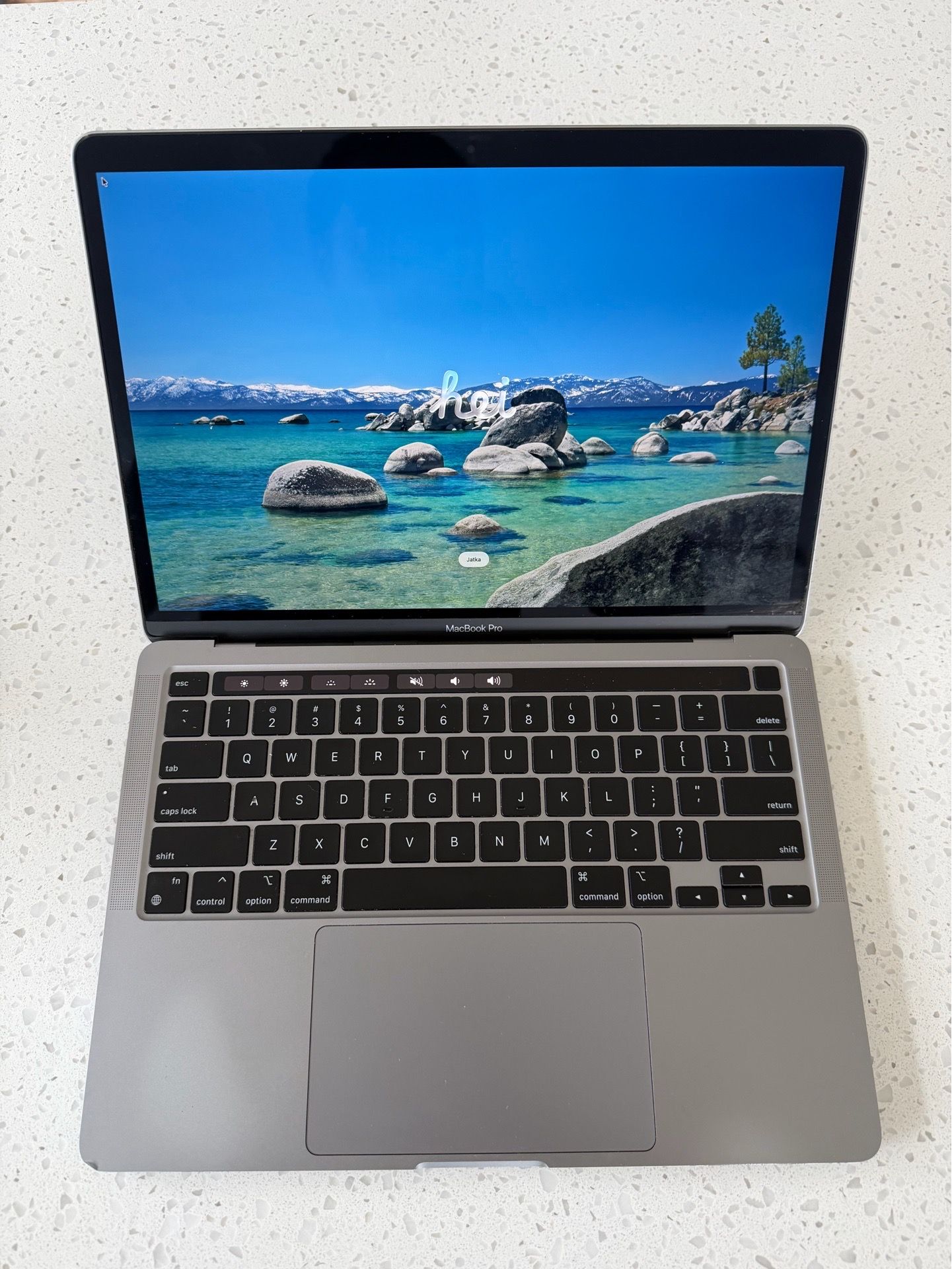 MacBook Pro 13-inch with Apple M2 chip, Space Gray.