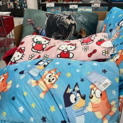 Bluey, Hello Kitty, Jurassic Park Body Pillow