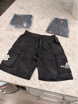 Balenciaga cotton cargo shorts