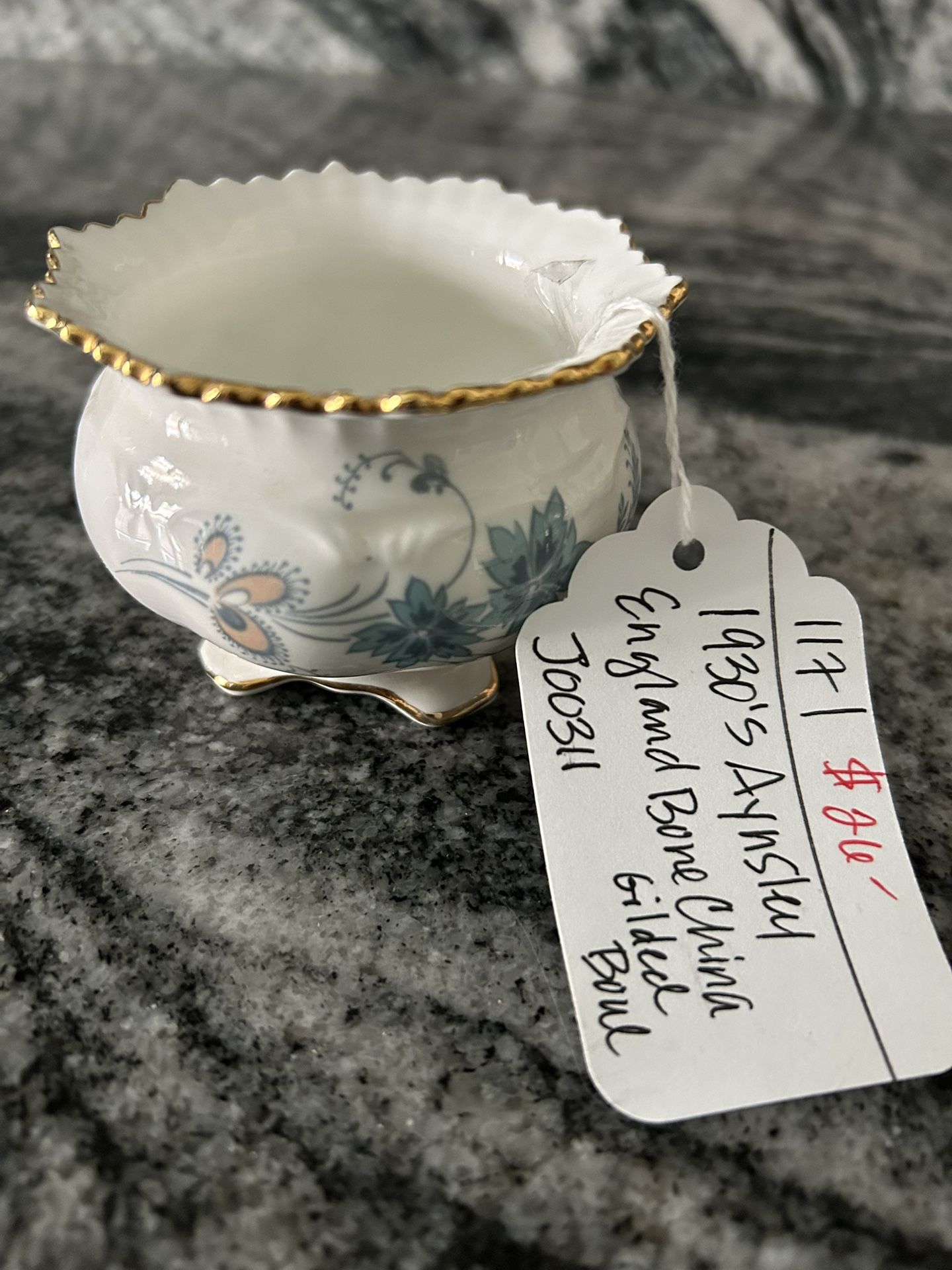 On Sale! 1930’s Aynsley England Bowl