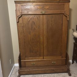 Antique Murphy Bed  - Brand New Mattress