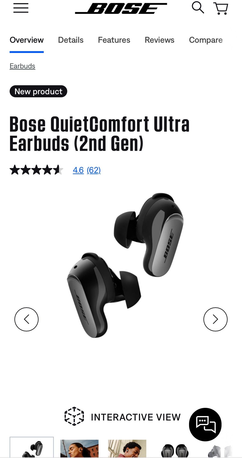 Bose QuietComfort Ultra Earbuds