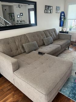 Ashley Sectional Couch w/ Chaise 120”