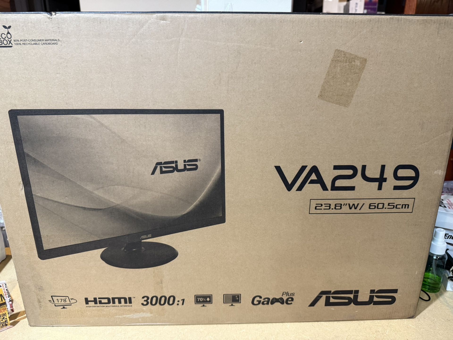 ASUS VA249HE 23.8" Full HD 1920 x 1080 HDMI Monitor - Black