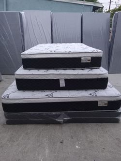 Queen Size Mattress Pillow Top New