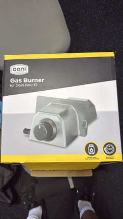 Never used Ooni Kari 12 gas burner conversion