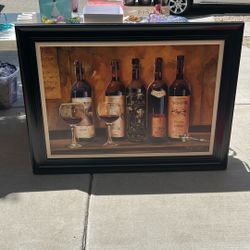 Wine painting