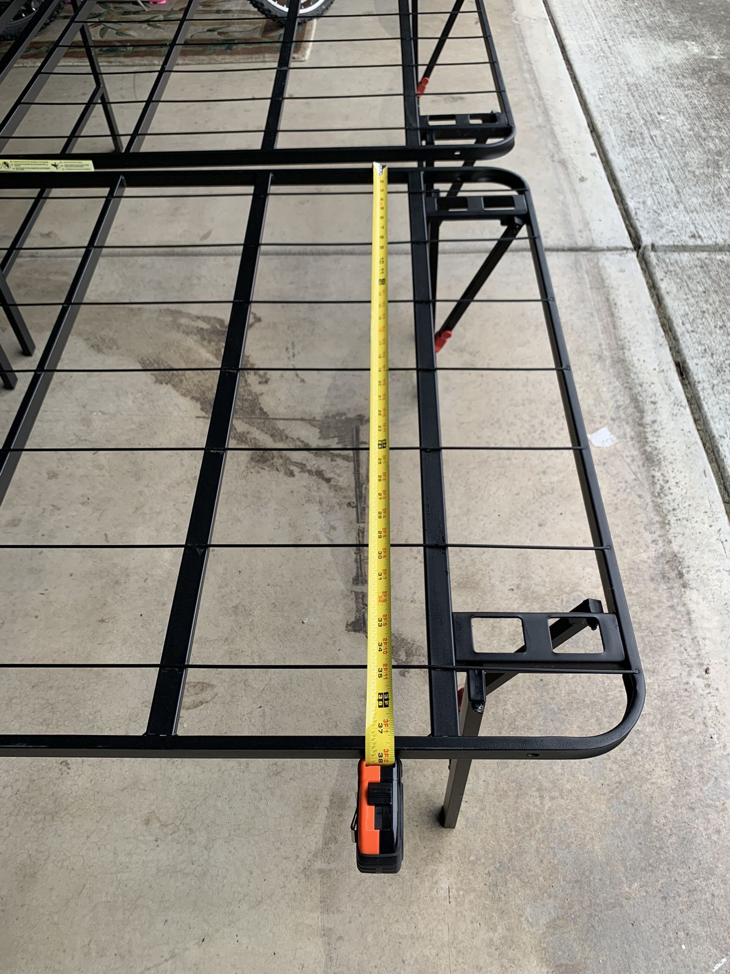 Two 18" High Twin XL size Fold Bed Frame. $60 Each,$100 Both