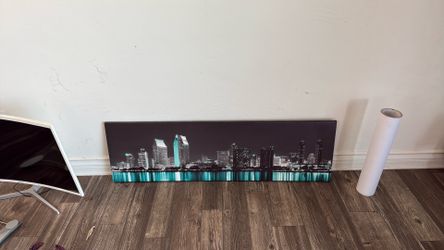 San Diego Skyline Print 47”x14”