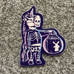 Dutch Bros “Skeleton Horse” Sticker