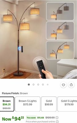 Tree style floor lamp