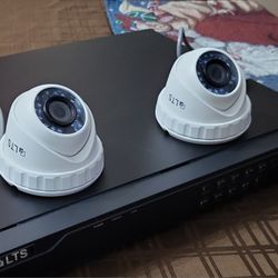 2 HD Cameras With DVR Recorder✅️ - Hablo Espanol