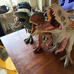 3 Very LARGE Dinosaur Figurines/Toys