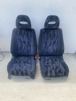 Front seats Acura integra blue confetti 94-01  $320 firm
