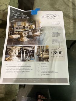Elegance Luxury Dining Set -Seats 8