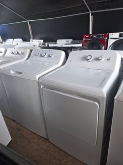 G/E Washer and dryer set 🔹️ both works good 💯 2️⃣month's warranty ✅️