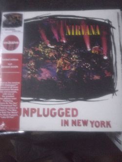 Nirvana unplugged brand new vinyl