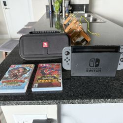 Nintendo Switch Bundle With Pokémon Scarlet And Donkey Kong