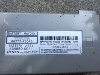 17 toyota mirai Mayday Battery Module Computer 