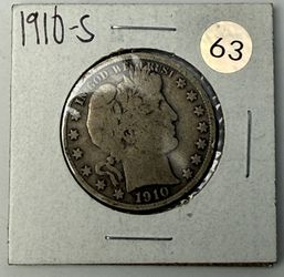 1910-S Silver Half Dollar