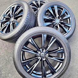 LEXUS NX 350 F SPORT OEM 20 WHEELS AND BRIDGESTONE