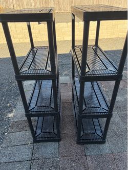 2 Medium duty shelves