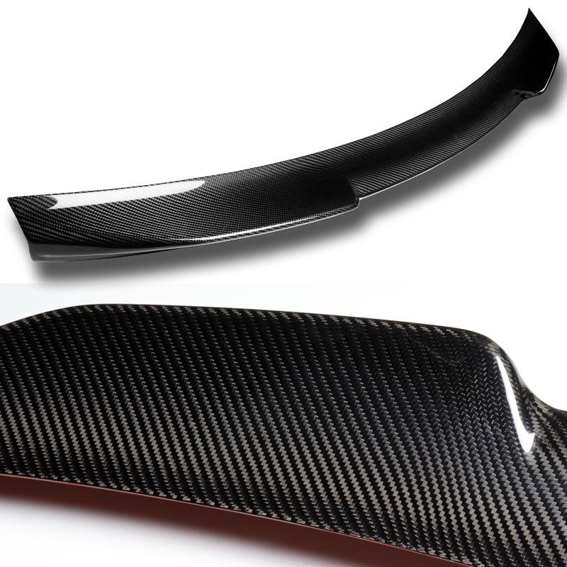 For 2021-2022 BMW G22 4-Series 2DR M4-Style Real Carbon Fiber Trunk Spoiler Wing -(2-SPC-6165-CF